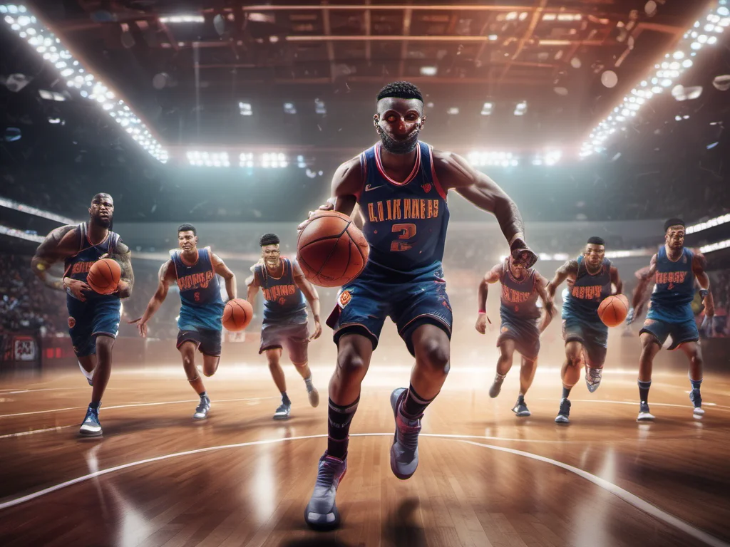 篮球赛前热身,NBA的选秀大会选拔未来